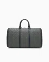 Armani Exchange Asv Allover Logo Duffel Bag In Green