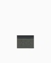 Armani Exchange Asv Card Holder With Money Clip In Green