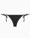 Armani Exchange Asv Fabric Slip Costume In Black