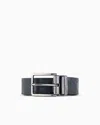 Armani Exchange Asv Recycled Material Belt In Navy Blue