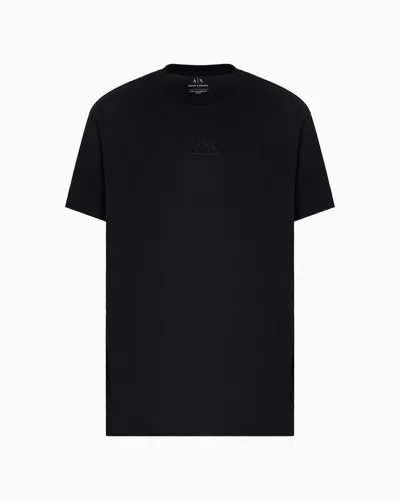 Armani Exchange Asv Regular Fit T-shirt In Black