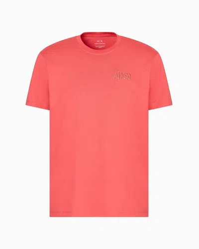 Armani Exchange Asv Regular Fit T-shirt In Orange