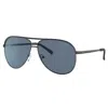 Armani Exchange Ax 2012s 606387 Unisex Aviator Sunglasses In Multi