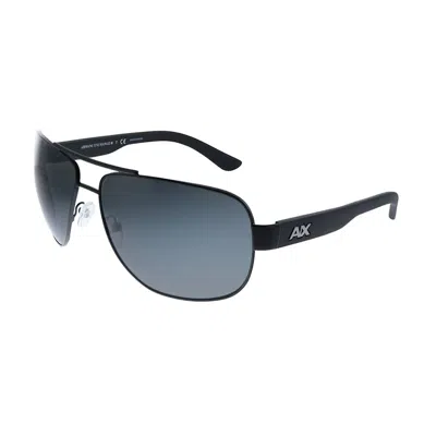 Armani Exchange Ax 2012s 606387 Unisex Aviator Sunglasses In Blue