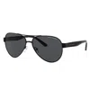 Armani Exchange Ax 2034s 600087 59mm Unisex Aviator Sunglasses In Multi