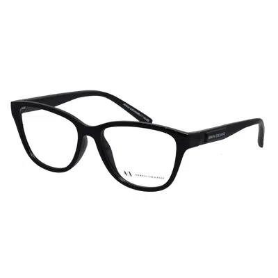 Armani Exchange Ax 3111u 8158 54mm Womens Cat-eye Eyeglasses 54mm In Black