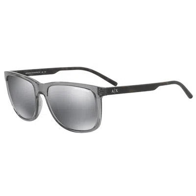 Armani Exchange Ax 4070s 82396g 57mm Unisex Pillow Sunglasses In Multi