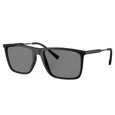 Armani Exchange Ax 4160s 807887 57mm Unisex Square Sunglasses In Black