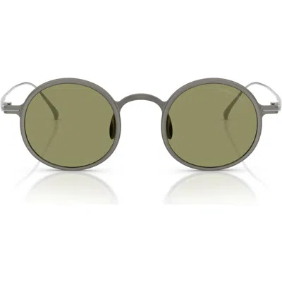 Armani Exchange Ax  46mm Small Phantos Sunglasses In Green