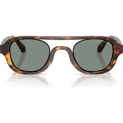 Armani Exchange Ax  48mm Irregular Sunglasses In Brown