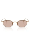 Armani Exchange Ax  49mm Rectangular Sunglasses In Pattern