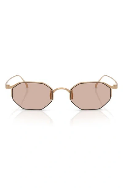 Armani Exchange Ax  49mm Rectangular Sunglasses In Pattern
