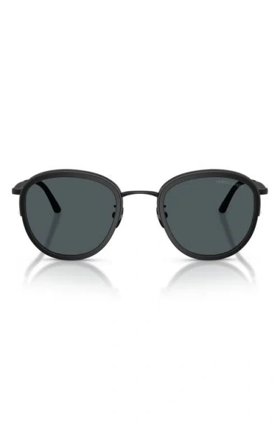 Armani Exchange Ax  49mm Small Phantos Sunglasses In Blue