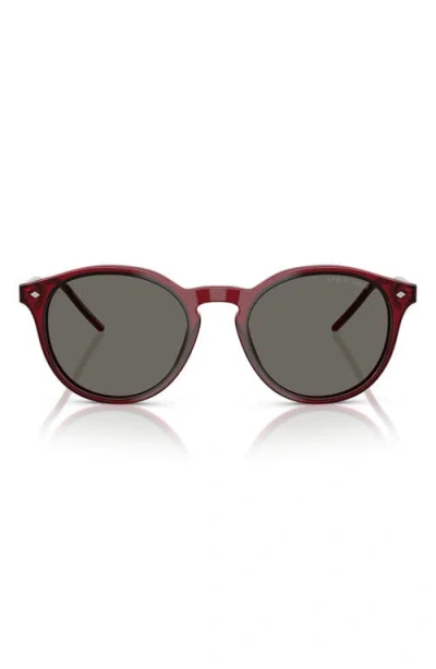 Armani Exchange Ax  52mm Phantos Sunglasses In Red