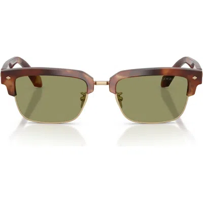Armani Exchange Ax  52mm Rectangular Sunglasses In Pattern