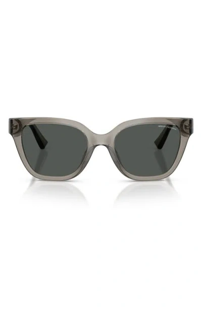 Armani Exchange Ax  53mm Cat Eye Sunglasses In Purple