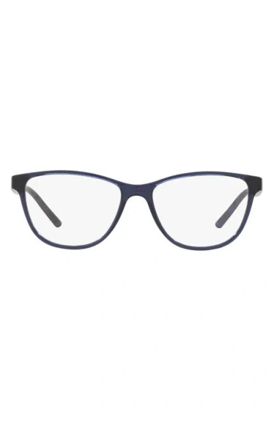 Armani Exchange Ax  53mm Reading Glasses In Blue