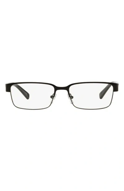 Armani Exchange Ax  54mm Rectangular Optical Glasses In Black