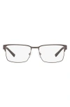 Armani Exchange 56mm Rectangle Optical Glasses In Transparent