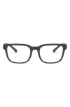 Armani Exchange Ax  54mm Rectangular Optical Glasses In Matte Black/demo Lens
