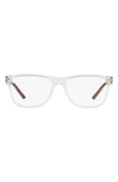 Armani Exchange Ax  54mm Rectangular Optical Glasses In White