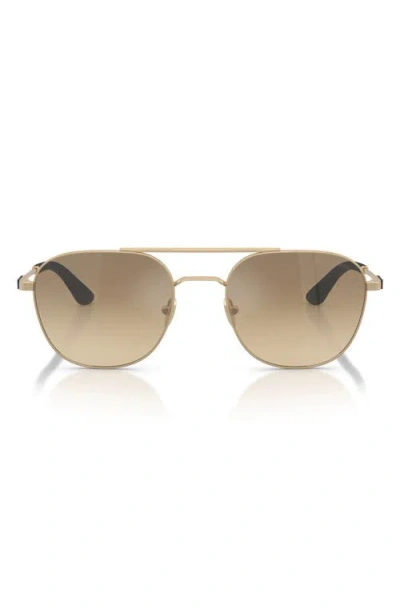 Armani Exchange Ax  54mm Rectangular Sunglasses In Orange
