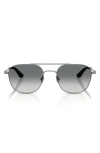 Armani Exchange Ax  54mm Rectangular Sunglasses In Pattern
