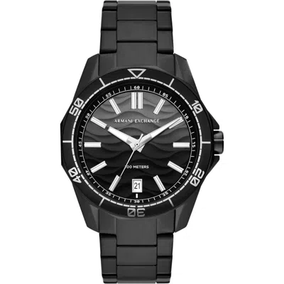 Armani Exchange Ax  Bracelet Strap Watch, 44mm In Black