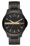 Armani Exchange Ax  Bracelet Watch, 46mm In Black