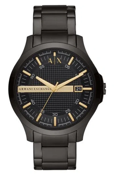 Armani Exchange Ax  Bracelet Watch, 46mm In Black