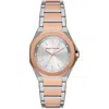 Armani Exchange Three-hand Watch With Steel Strap