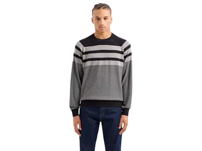 Armani Exchange Ax Striped Sweater In Multi