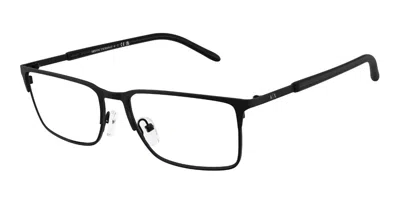Armani Exchange Ax1073 6000 Men's Glasses Black Size 56 - Free Lenses - Blue Light Block Available In Matte Black