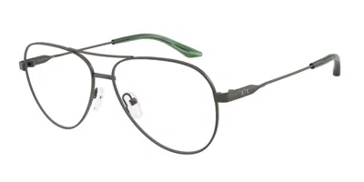 Armani Exchange Ax1077 6133 Men's Glasses Grey Size 57 - Free Lenses - Blue Light Block Available In Gray