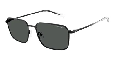 Armani Exchange Ax2053s 600087 Men's Sunglasses Black Size 57