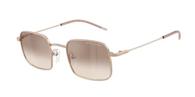 Armani Exchange Ax2055s 610394 Women's Sunglasses Gold Size 46