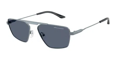 Armani Exchange Ax2059s 613287 Men's Sunglasses Blue Size 56