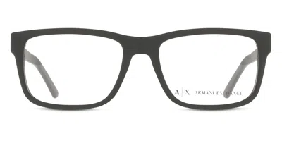 Armani Exchange Ax3016 8078 Men's Glasses Black Size 53 - Free Lenses - Blue Light Block Available