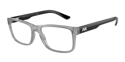 Armani Exchange Ax3016 Men's Square Eyeglasses In Light Gray