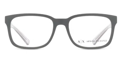 Armani Exchange Ax3029 8296 Men's Glasses Grey Size 54 - Free Lenses - Blue Light Block Available