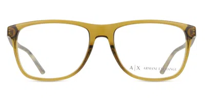 Armani Exchange Ax3048f Asian Fit Men's Glasses, Green, Size 56