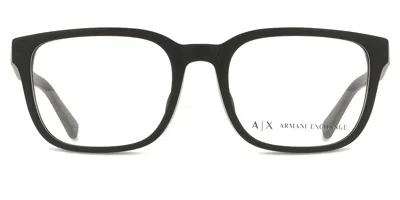 Armani Exchange Ax3071f Asian Fit Men's Glasses, Black, Size 54