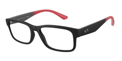 Armani Exchange Ax3106f Asian Fit 8078 Men's Glasses Black Size 56 - Free Lenses - Blue Light Block Available