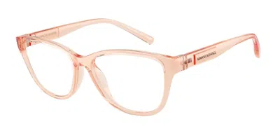 Armani Exchange Ax3111u 8395 Women's Glasses Clear Size 54 - Free Lenses - Blue Light Block Available In Red