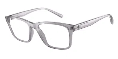 Armani Exchange Ax3114f Asian Fit 8239 Men's Glasses Clear Size 55 - Free Lenses - Blue Light Block Available In Gray