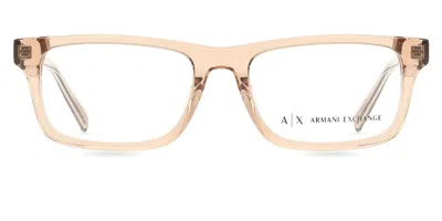 Armani Exchange Ax3115f Asian Fit Men's Glasses, Brown, Size 55