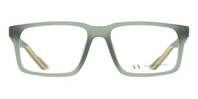 Armani Exchange Ax3118u Men's Glasses, Green, Size 55