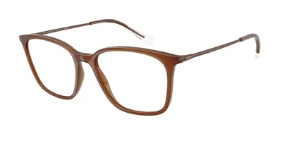 Armani Exchange Ax3120f Asian Fit Women's Glasses, Brown, Size 53