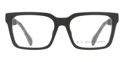 Armani Exchange Ax3122f Asian Fit Men's Glasses, Black, Size 54
