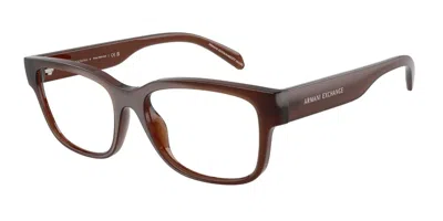 Armani Exchange Ax3124u 8373 Women's Glasses Brown Size 53 - Free Lenses - Blue Light Block Available